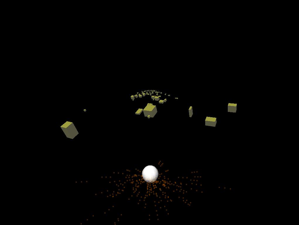 Sorry for the quality, btw. These image files are also from 2009. Asteroid Belt Gameplay