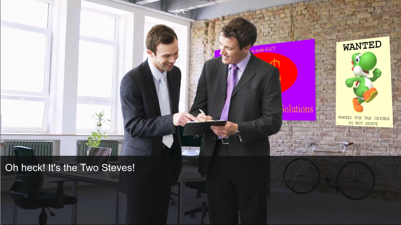 Wait... isn't this a Game Grumps bit? Oh heck! It's the two Steves.