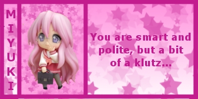 I am Miyuki from Lucky Star