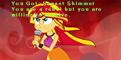 I am Sunset Shimmer from MLP Equestria Girlz