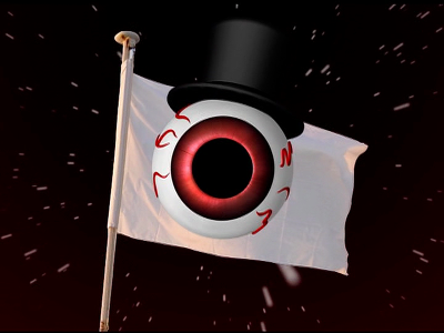 It's not a Japanese Watercolor but it will do Residents Eyeball on the Japanese flag